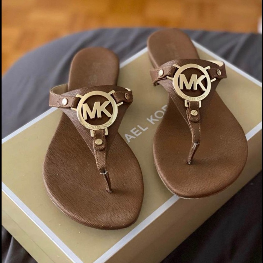 Michael Kors Leather Sandals